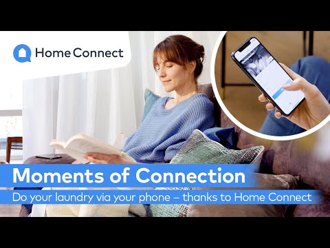 Do your laundry via your phone – thanks to Home Connect