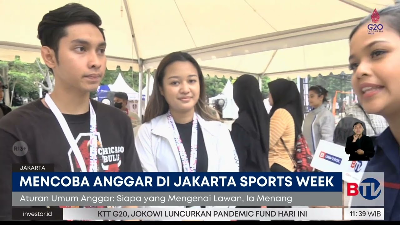 Yuk Main Anggar di Parkir Timur GBK Senayan