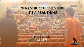 Infrastructure testing - it