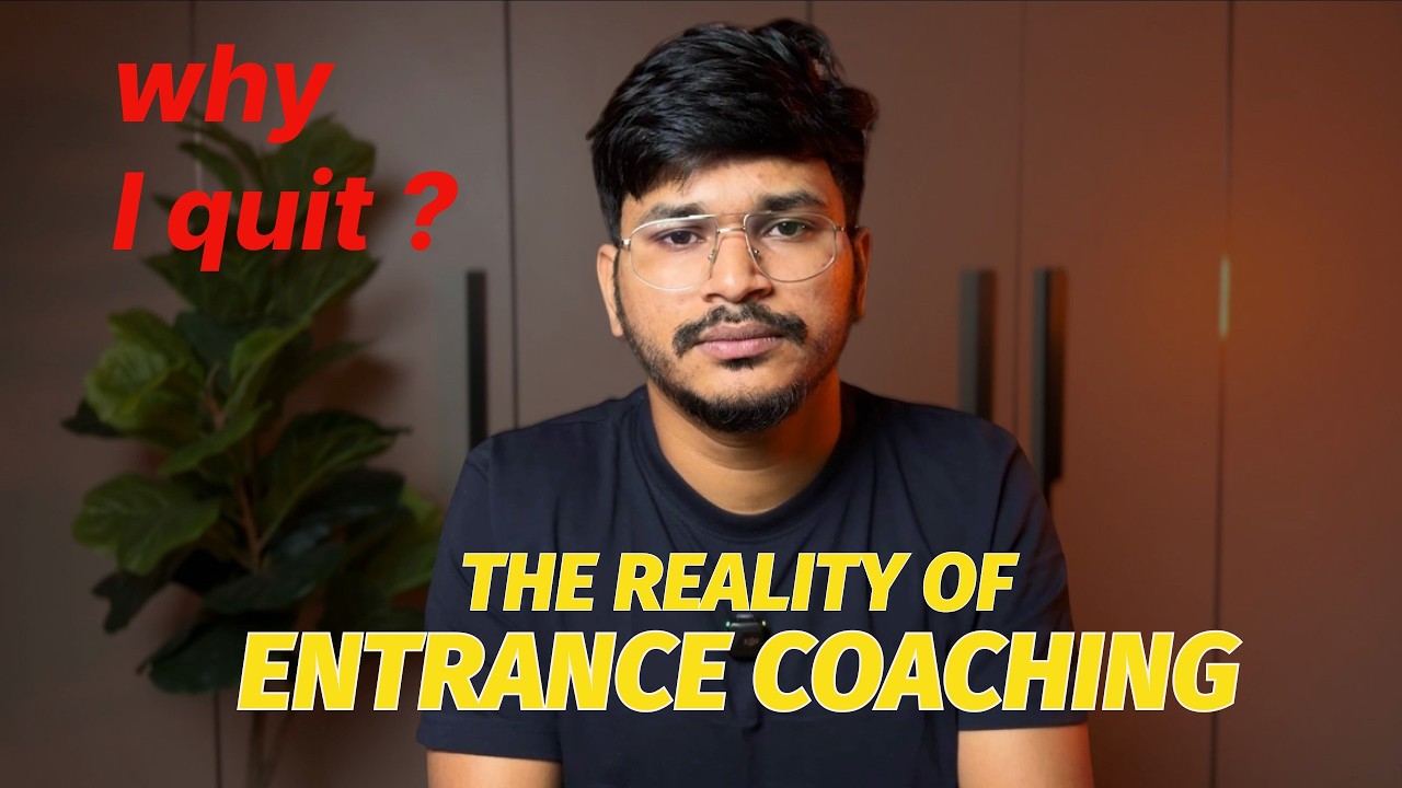 എന്തുകൊണ്ട് ഞാൻ ENTRANCE COACHING വിട്ടു | Shocking reality of entrance coaching😨😱...