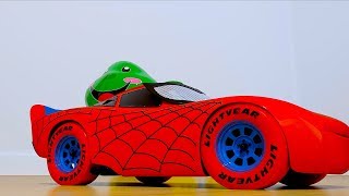 Lightning Mcqueen Transforms Into Spider-Man To Defeat Zurg Toy Story Disney Animation Episode 13