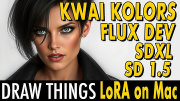 DRAW THINGS – Train LoRA on Mac: Flux Dev, Kwai Kolors, SDXL & SD1.5