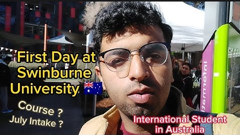 FIRST DAY at SWINBURNE UNIVERSITY AUSTRALIA 🇦🇺 | INTERNATIONAL STUDENT