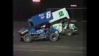 10.4.97 | USAC Western States Midgets | USAC Western Sprint Cars | Pacific Coast Open | Hanford CA