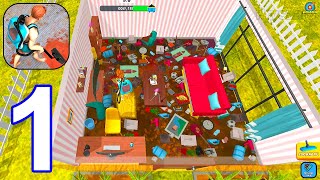 Clean It All - Gameplay Walkthrough Part 1 House,Office,Bungalow (iOS,Android) screenshot 3