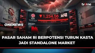 Addressing Market Volatility, IDX Cuts Stock ARB Limit to 7 Percent | OneNews Update