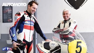Renaud Lavillenie essaie une Yamaha OW53 à Magny-Cours Renaud Lavillenie essaie une Yamaha OW53 à Magny-Cours