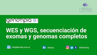 WES y WGS, secuenciación de exomas y genomas completos | Genotipia | Illumina | Héritas