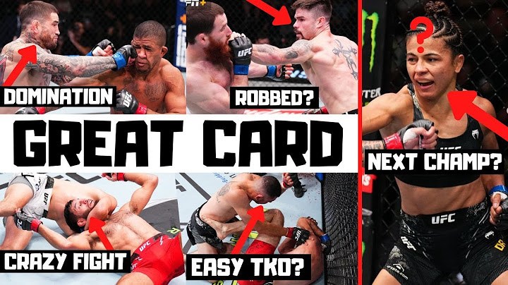 UFC Vegas 97 Event Recap Burns vs Brady Full Card Reaction & Breakdown