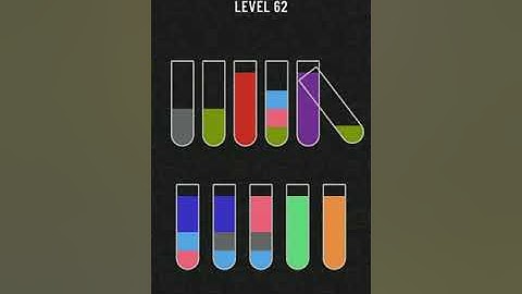 Water Sort Puzzle Level 62 | Level 62