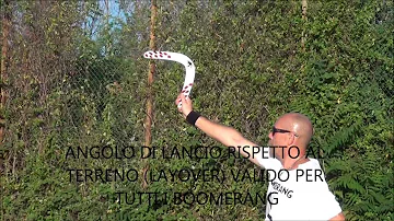 Come lanciare boomerang istruzioni?