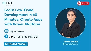 Learn Low-Code Development in 60 Minutes: Create Apps with Power Platform