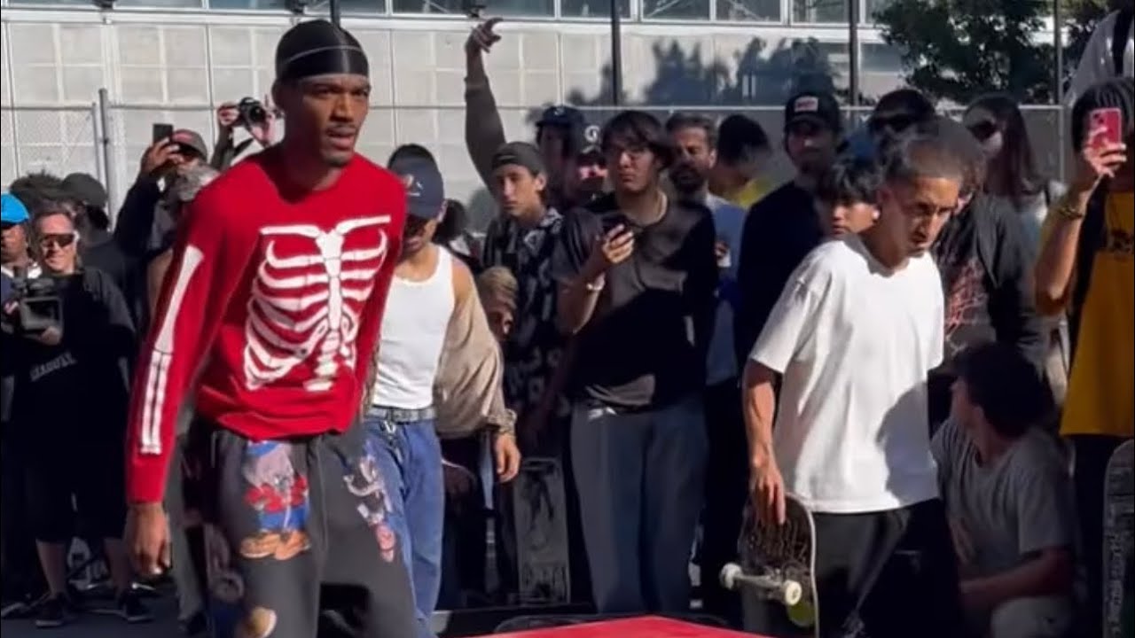 Tyshawn Jones Trash Can Jam 2022. Hardies Can Jam with Thrasher in