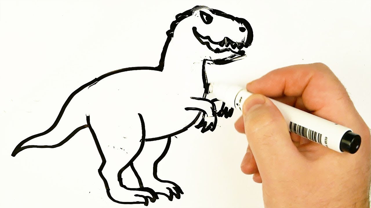 Featured image of post Easy Cute Easy T Rex Sketch