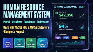 Human Resource Management System With Payroll, Attendance Using PHP MySQL PDO and MVC architecture
