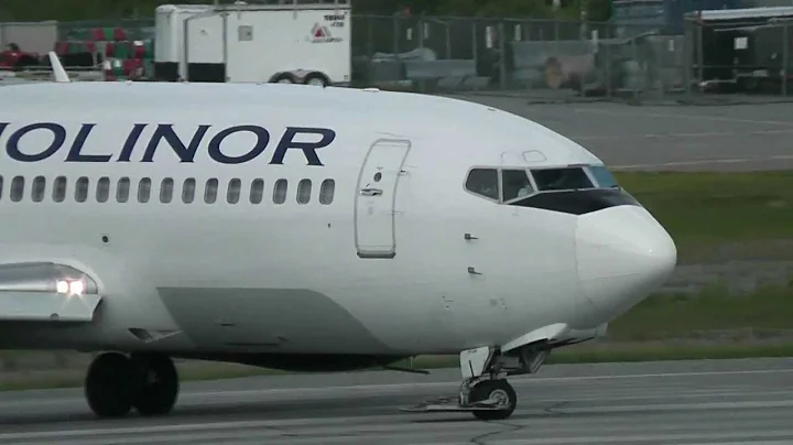 Nolinor | Boeing 737-200 | Landing & take-off | C-GTUK | Val-d'Or (CYVO)