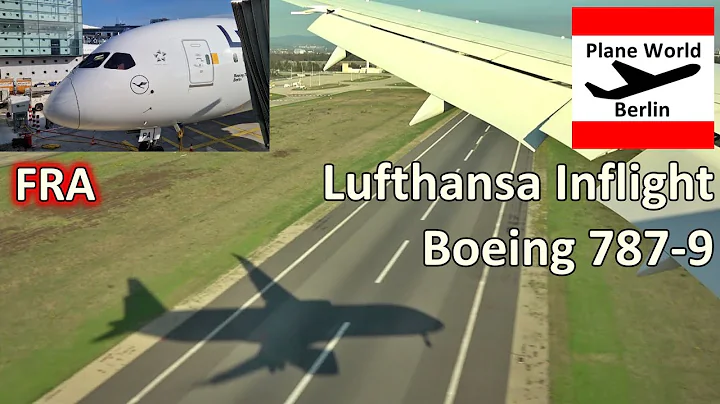 PREMIERE: Lufthansa Boeing 787-9 *D-ABPA* inflight landing at Frankfurt Airport // First day flight