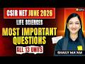 CSIR NET June 2026 Life Sciences 🔥 Most Important Questions | All 13 Units | VedPrep Biology Academy
