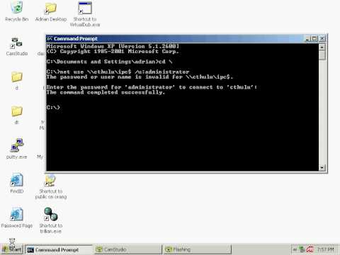Get commandline access to a remote Windows box!