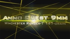 Ammo Quest 9mm: Winchester Ranger T 147gr test in ballistic gel 