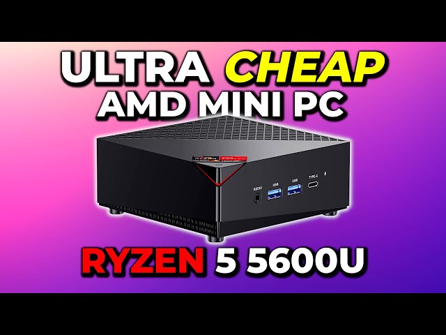 ACEMAGICIAN [Gaming PC] Ryzen Mini PC, AMD Ryzen 5 5600U(up to 4.2Ghz) –  KAMRUI