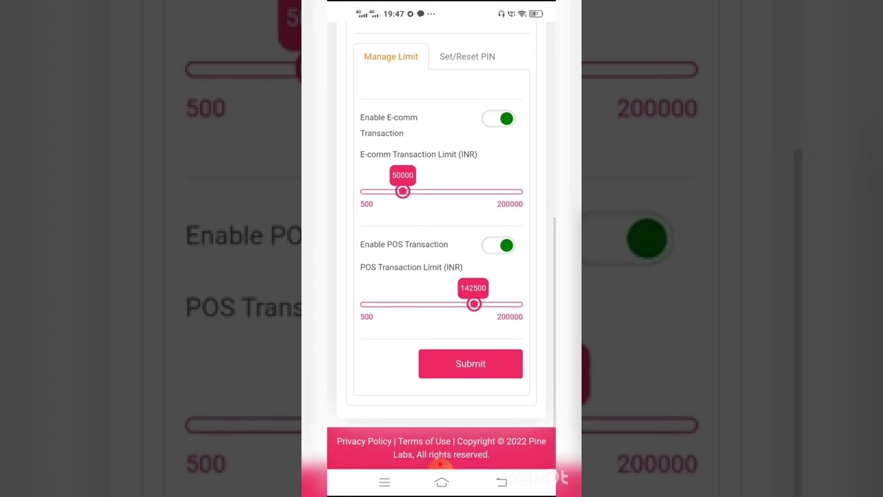 How to manage limits of Pine Perks Virtual Card || How to download Pine Perks Card