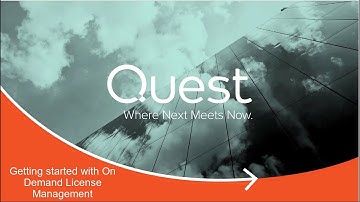 Getting Started with On Demand License Management