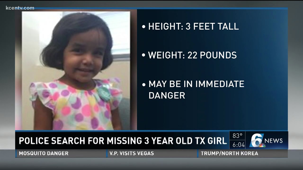 Police search for missing 3-year-old Texas girl - YouTube