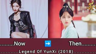 Legend of Yun Xi (2018), Cast- Now and Then 2018 to 2021, Zhang Zhe Han, Ju Jing Yi, Yalkun Merxat..