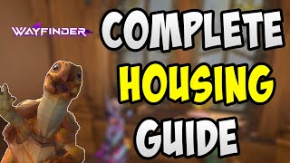 Complete Wayfinder Housing Guide | Artifacts, Trophy System, & Pets!