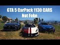 GTA 5 CarPack 1130 CARS REAL Не Фейк