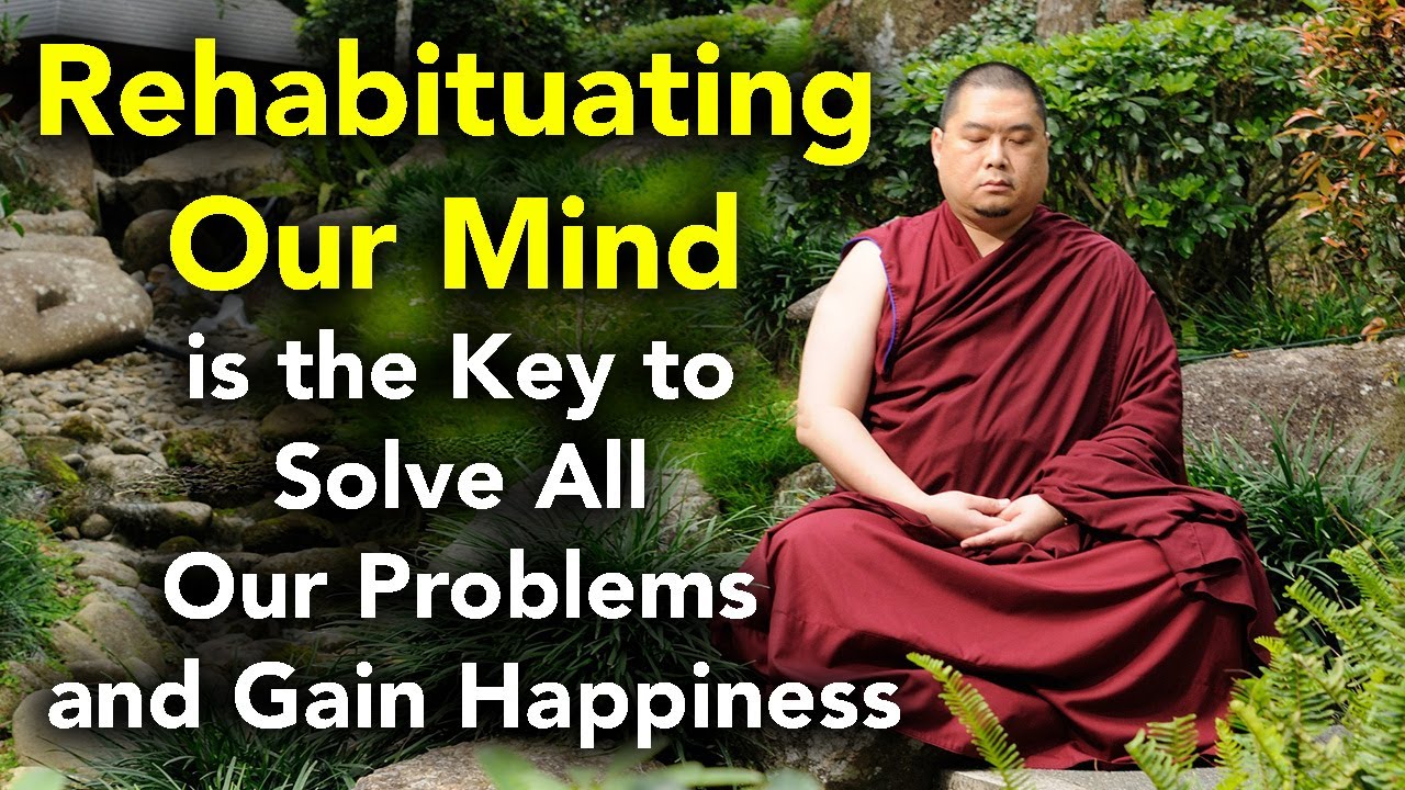 Rehabituating Our Mind is the Key to Solve All Our Problems and Gain Happiness (with subtitles)