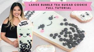 How To Make A Large Bubble Boba Tea Sugar Cookie Tips On Decorating Sugar Cookies W Royal Icing