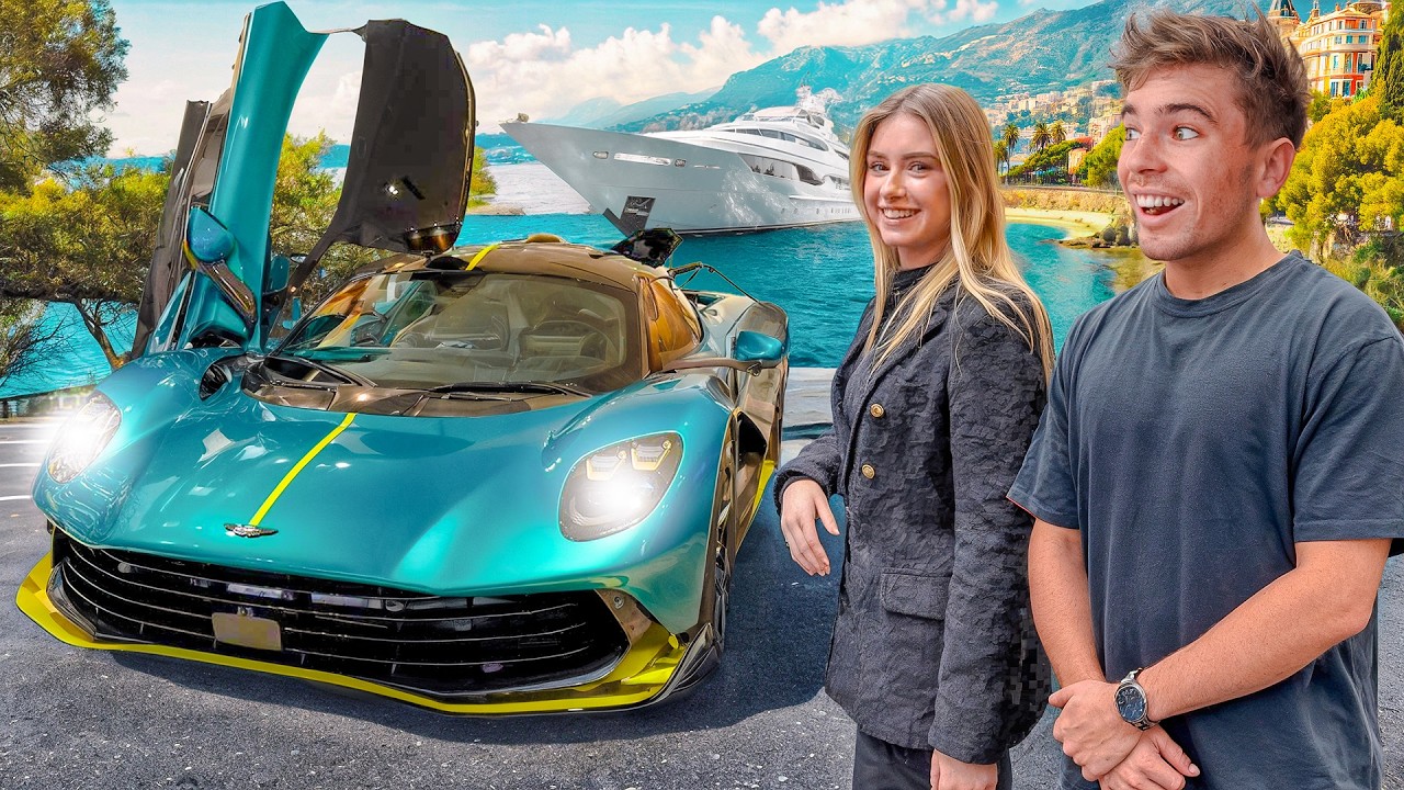 24H AVEC NOUS À MONACO 🇲🇨 (Mini Modif sur ma 458 - Le Plein du Bateau - Aston Martin VALHALLA)