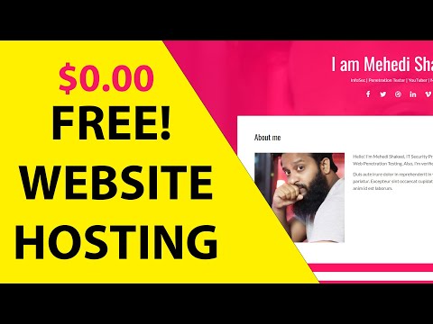 How To Make a Free Portfolio Website With Free Hosting!