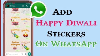 How to send Diwali stickers on WhatsApp, how to add Diwali stickers on WhatsApp, 2019 screenshot 4