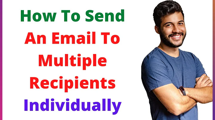How To Send An Email To Multiple Recipients Individually?
