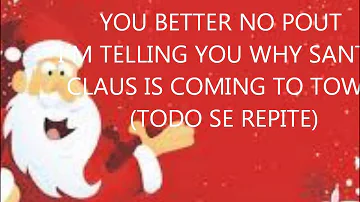 Santa claus is coming to town ingles español