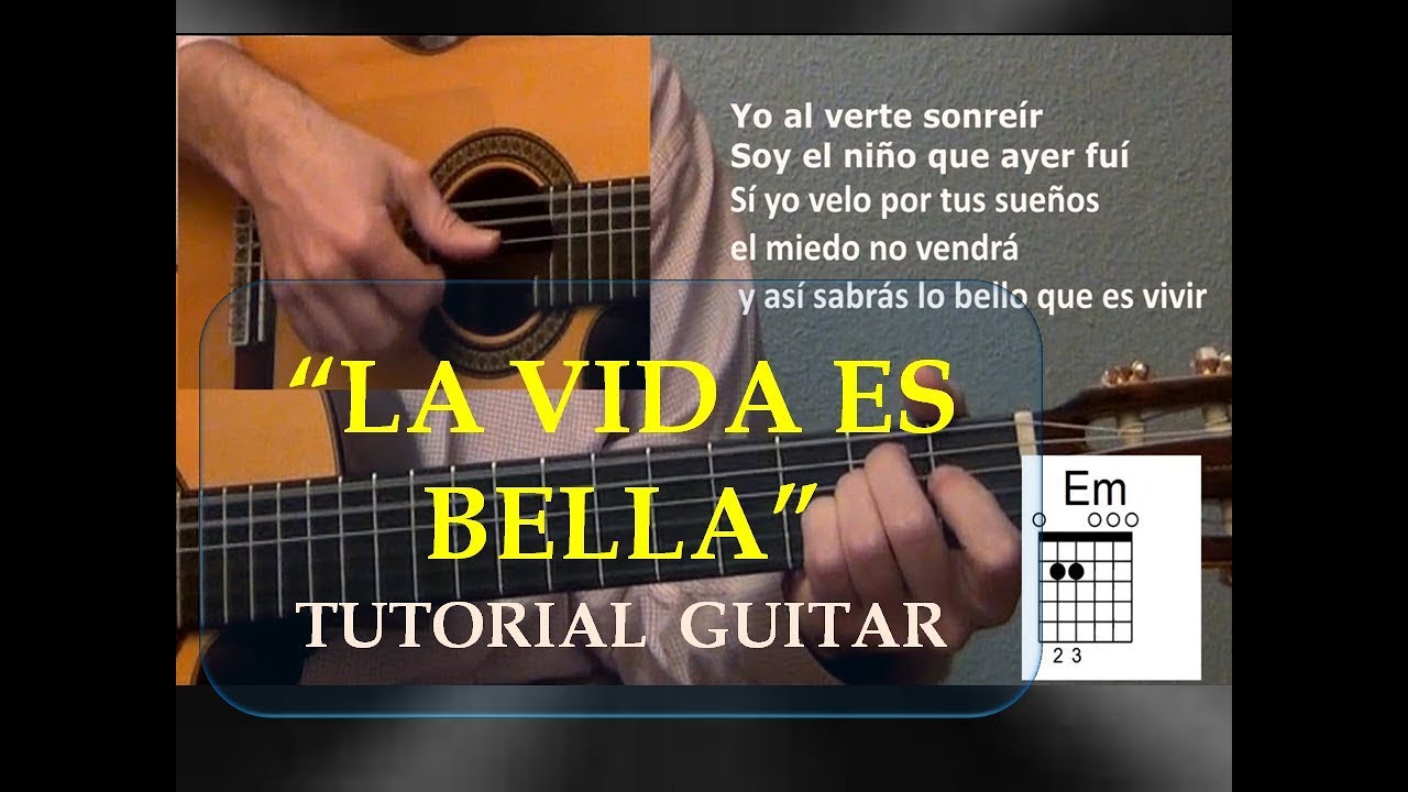 polla Perder la paciencia Perspectiva La vida es bella con Guitarra - YouTube