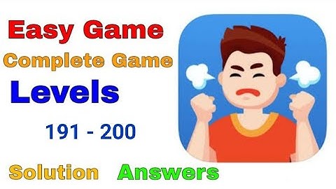 Easy Game | Brain Test level 191 - 200 sloved |