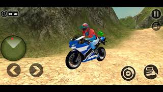 Uphill Offroad Motorbike Rider Crazy Gameplay🚦 Bike Game 06 🚦 Alpha Simulator screenshot 2