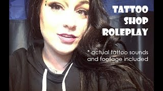 ASMR ☆ Roleplay Tattoo Shop (soft spoken with actual tattoo sounds & footage) screenshot 4