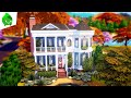 How I Actually Built The Official Sims 4 Paranormal Stuff Pack Haunted Mansion Lot: Speed Build