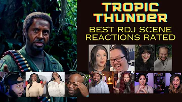 Tropic Thunder Robert Downey Jr Funny - Best Reactor Reactions Rated