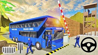 Police Bus Driving Simulator Offroad Transport Duty: US Police Bus Mountain Driving - Android Game screenshot 3