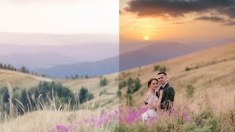 Change the sky Of your pictures in one click #Photoshop