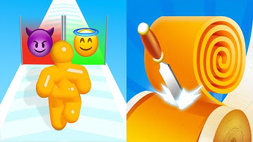 Tall Man Run VS Spiral Roll - All Levels SpeedRun Gameplay Android iOS Ep 1