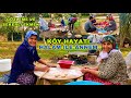 Köy Hayatı Odun Ateşi Etli Gözleme Şekerli Ekmek Yufka Ekmek Dolu Dolu Öğlen yemeği günlük vlog