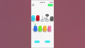 Color Hoop Stack - level 22