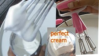 घर की मलाई से (मक्खन नहीं ) क्रीम बनाने की सही विधि जाने /CREAM FROM MILK MALAI / CAKE, PASTRY CREAM